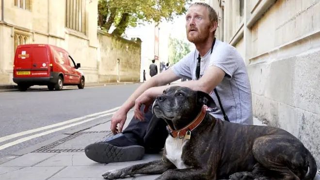 Бездомный (Терри) в Оксфорде