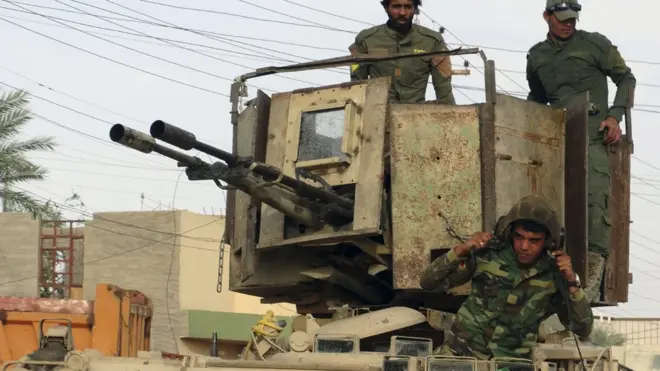 مسلحون منتمون الى "كتائب حزب الله"