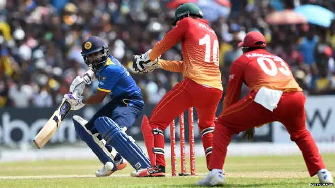 සිම්බාබ්වේ සහ ශ්‍රී ලංකාව අතර තරගයේ අවස්ථාවක්