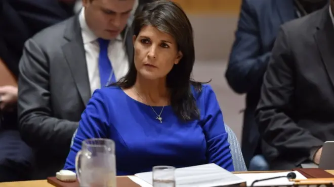 За словами Гейлі, санкції спрямовані проти російських компаній, які пов'язані із Сирією