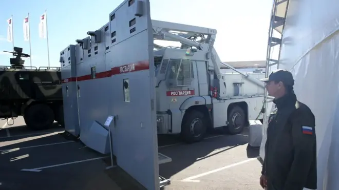 Бронемобили Росгвардии