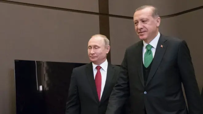 Erdoğan Putin ile görüşüyor