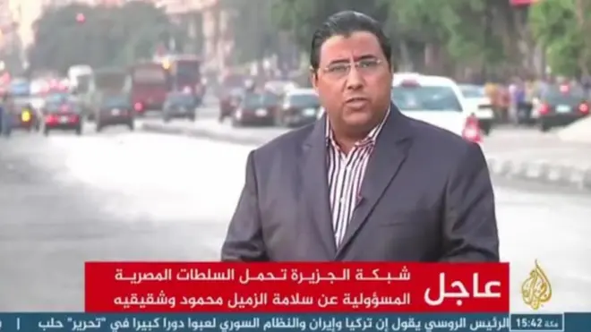 وصفت الجزيرة في تقرير لها اعتقال حسين يأتي فس سياق "تضييق السلطات المصرية" على صحفييها