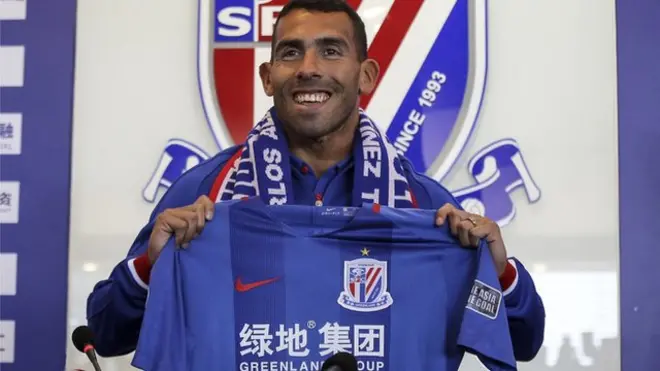 卡洛斯·特维斯今年一月加盟上海申花队