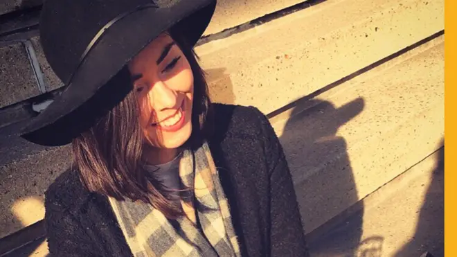 Hannah de estudiante