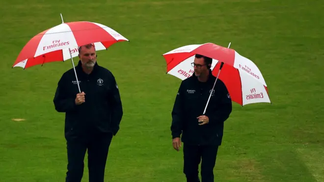 ساؤتھمپٹن میں بارش