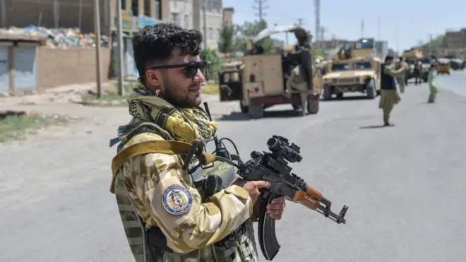 Афганский спецназовец