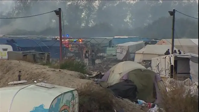 Migrant camp Calais