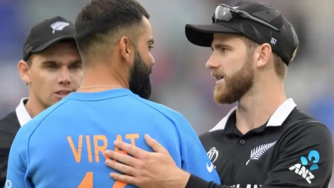 विराट कोहली और केन विलियम्सन