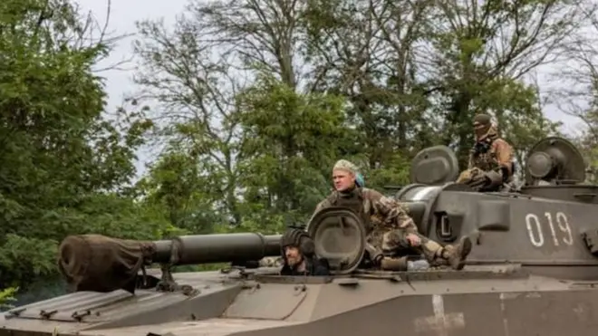 القوات الأوكرانية كانت بصدد تطويق القوات الروسية في ليمان