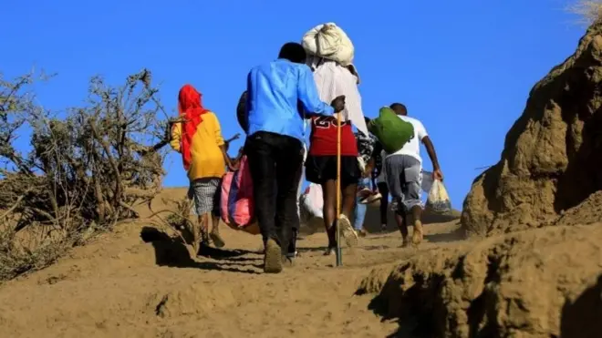 በግጭቱ የተፈናቀሉ ሰዎች