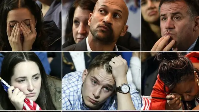 Реакция людей на победу Трампа