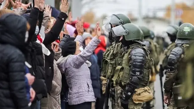 Акция в Минске