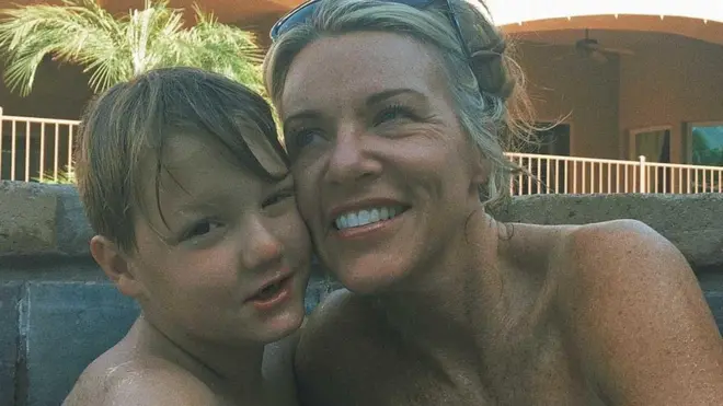 Lori Vallow photographed with her son, JJ