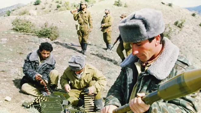 Qarabağda azərbaycanlı əsgərlər (18 oktyabr 1992)