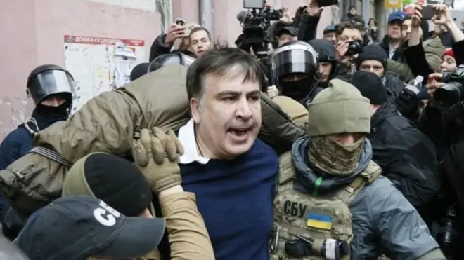 Саакашвілі силоміць вивели з будинку на початку тижня