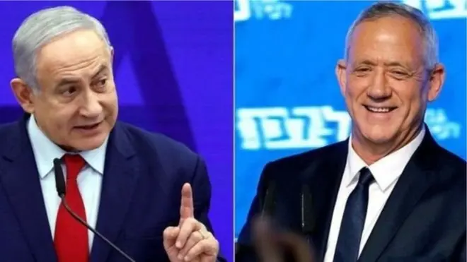 बिन्यामिन नेतन्याहू और बेनी गैन्ट्ज़