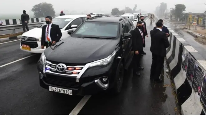 प्रधानमंत्री का काफिला