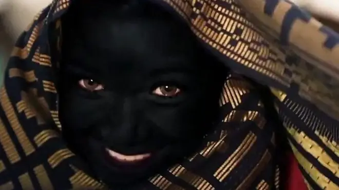 الوجه الأسود