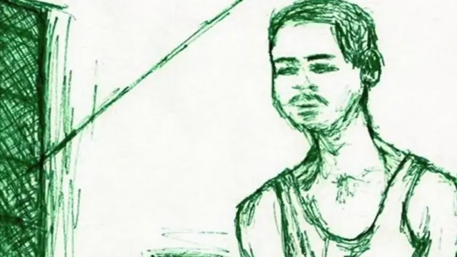 إحدى رسمات الرسام المصري محمود محمد