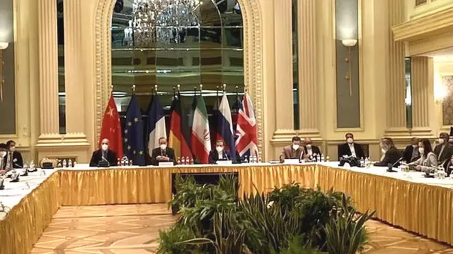 عکسی که نمایندگی ایران در وین از نشست روز جمعه همرسانی کرده