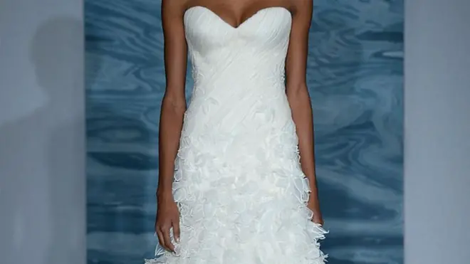 Model for wedding gown