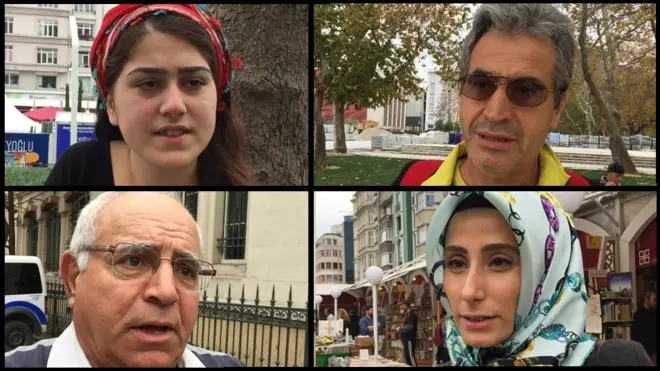 İstanbul sokaklarında 4 kişi