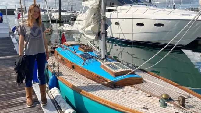 Kejti Mekejb viđena je ovde pre nego što je završila put, kako već razmišlja o svom sledećem izazovu