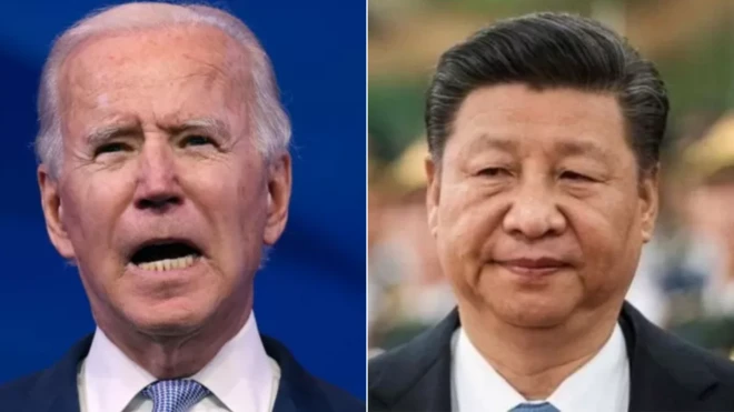 जो बाइडन और शी जिनपिंग