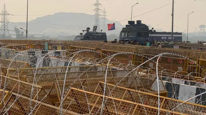 దిల్లీలో రైతుల ఆందోళనలు