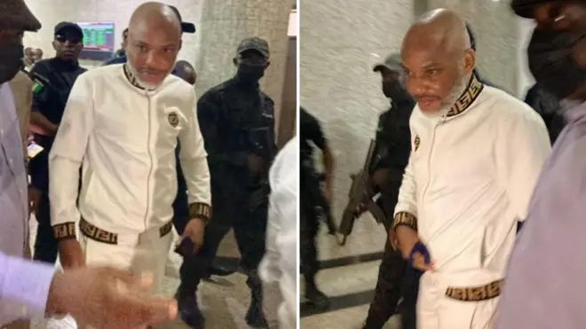 Nnamdi Kanu in court