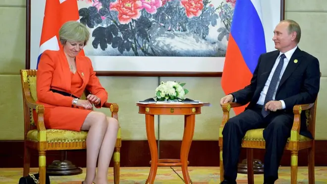 Тереза Мей, Володимир Путін