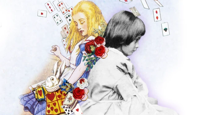 Alice Liddell y Alicia.