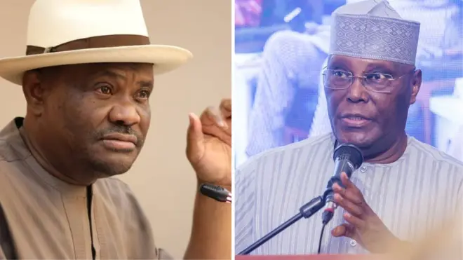 Abubakar Atiku and Nyesom Wike
