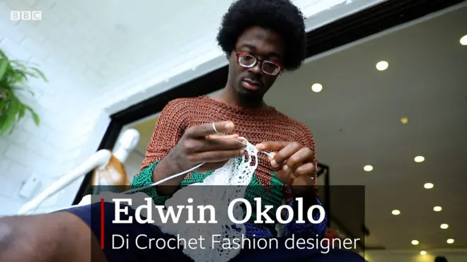 Edwin Okolo dey knit