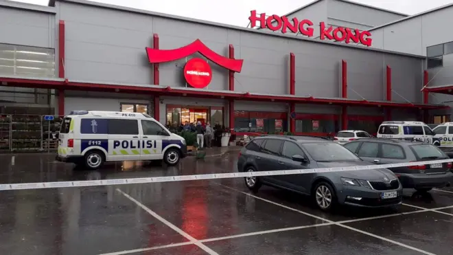 Police said a body had been found on the college premises, which is part of the Herman shopping centre