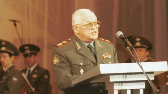 Министр обороны России в 1997-2001 годах маршал Игорь Сергеев