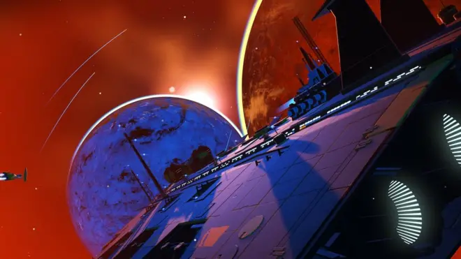 Скриншот игры "Ничейное небо" (No Man Sky)