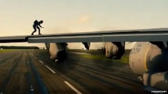 Tom Cruise over RAF Wittering
