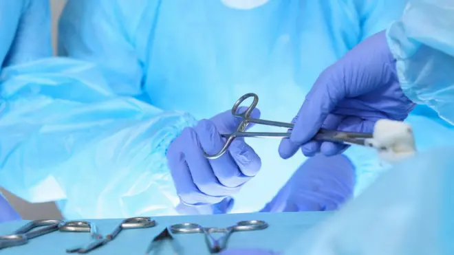 Imagen de archivo de una cirugía.