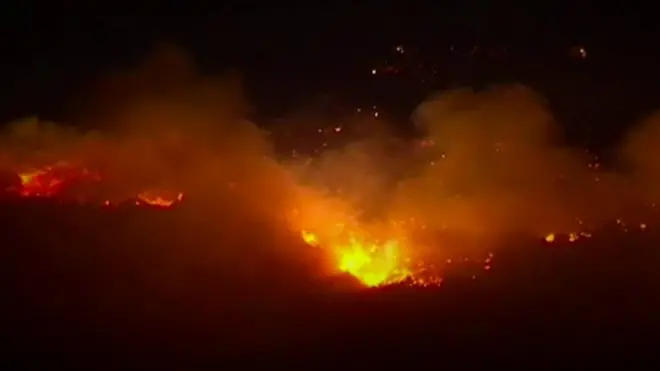 حريق في سوريا