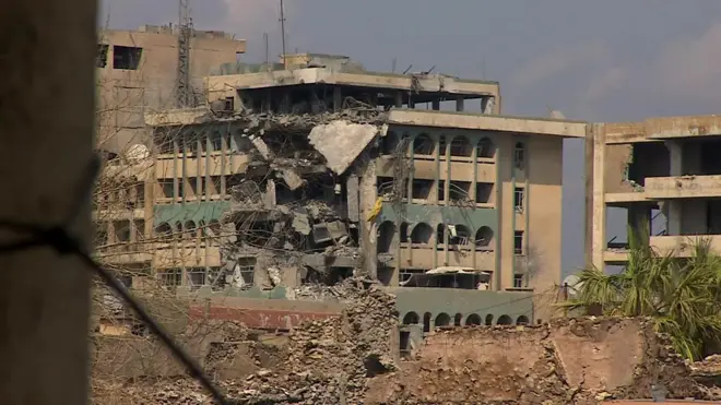 موفدنا فراس كيلاني زار الموصل ورصد حجم الدمار الذي لحق بالمدينة وبمتحفها.