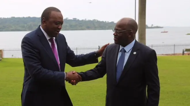 Kenyatta na Magufuli walipokutana Kampala