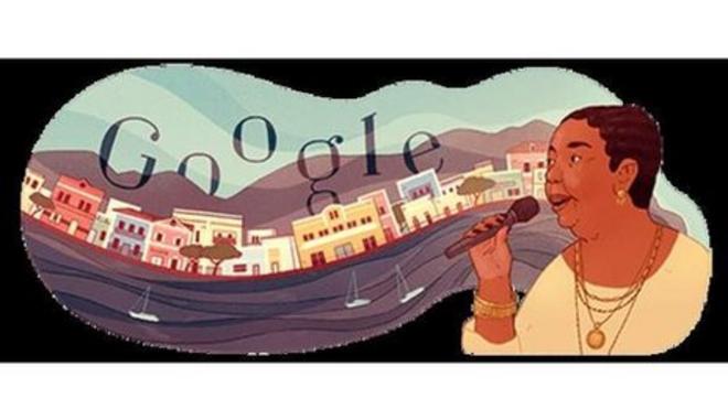 Google Doodle rend hommage à Cesaria Evora