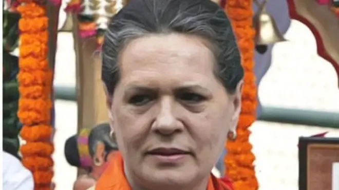 સોનિયા ગાંધી અને હિંદુઓની તસવીર