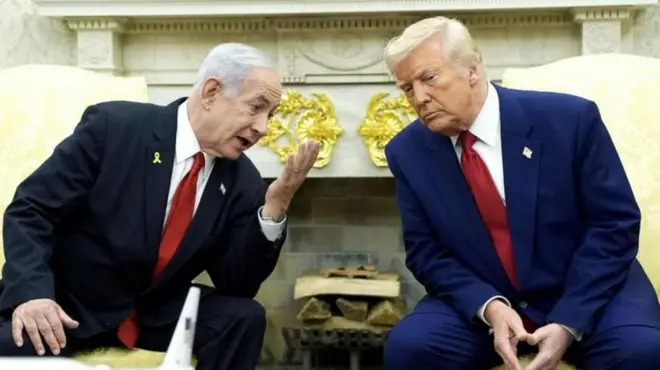 MM Israa'el Netaaniyaahuu (bitaan), Pirezidantii US Tiraamp (mirgaan)