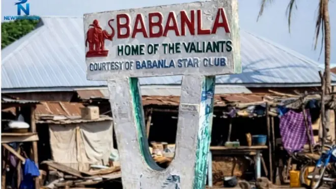 Aworan ọwọn kan ni ilu Babanla ni ipinlẹ Kwara.