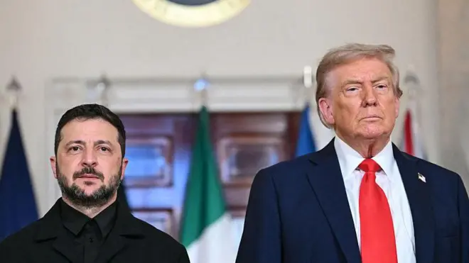Владимир Зеленский и Дональд Трамп