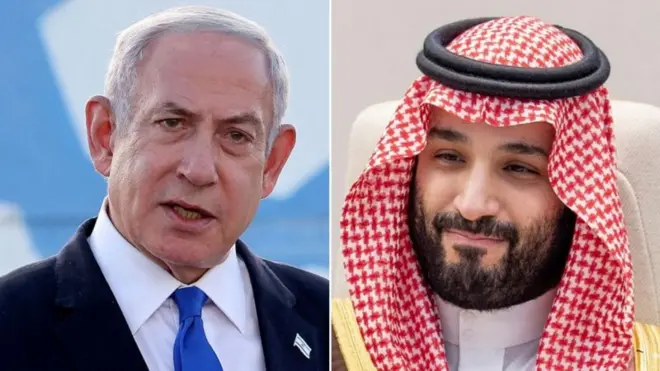 محمد بن سلمان اور نیتن یاہو