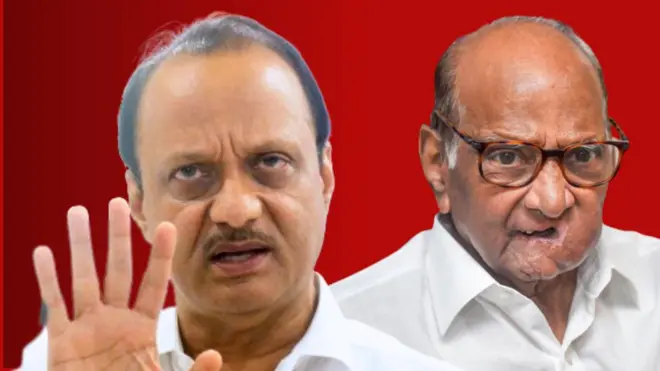 अजित पवार शरद पवार